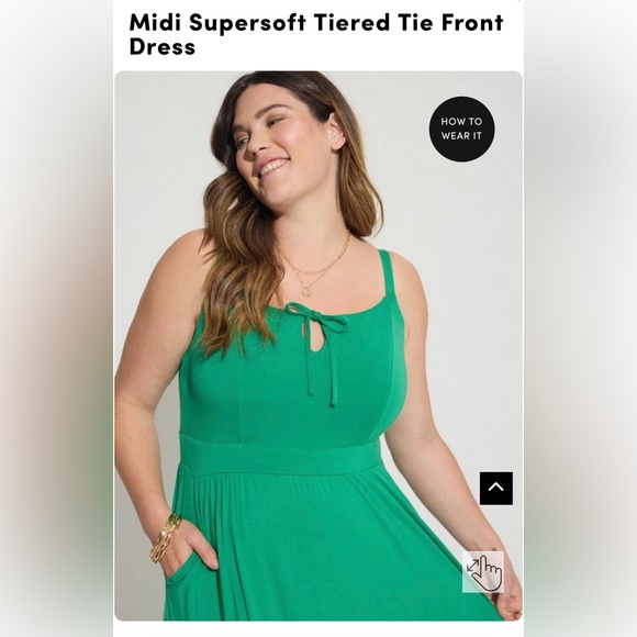 😱 Torrid size 3 green jellybean dress - Picture 8 of 9